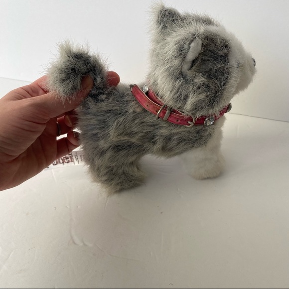 American Girl Coconut Dog Pet W/Pink Collar With Rhinestones - Picture 4 of 10